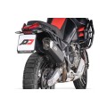 QD Exhaust TOURANCE DARK Slip-on Exhaust for Aprilia Tuareg 660